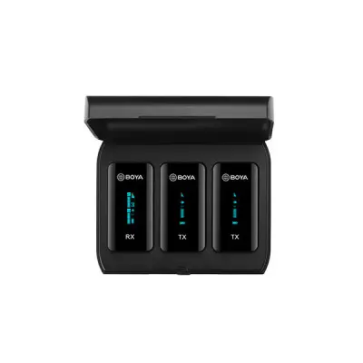 Boya BY-XM6-K2 2.4GHz Ultra-compact Wireless Microphone System Kit